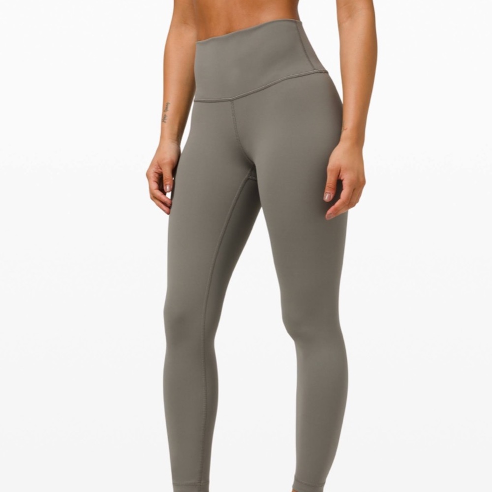 LULULEMON WUNDER TRAIN GREY SAGE SIZE 4